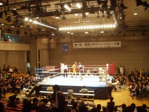 関東大学ボクシングリーグ戦 拓大対法大戦①
