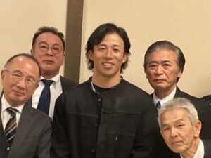 野村選手と参加者4名